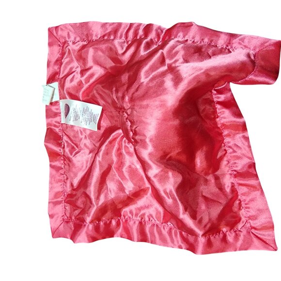 Parents Choice Elephant Security Blanket With Satin Trim & Floral Print - Picture 2 of 3